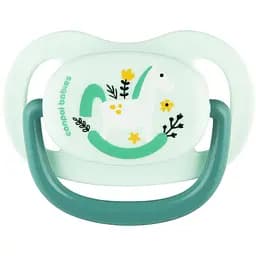 Пустушка Canpol babies Toys силіконова анатомічна 0-6 міс. зелена (23/256_gre2)