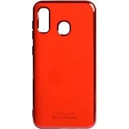 Чохол-накладка Toto Electroplate TPU 2 mm Case Samsung Galaxy A20/A30 Red