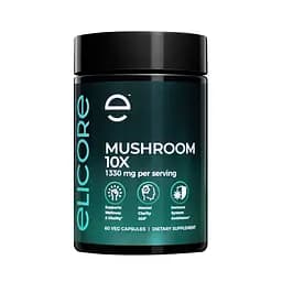 Грибний комплекс Elicore Labs Mushroom 10X, 60 вегакапсул