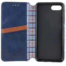 Шкіряний чохол-книжка GETMAN Cubic (PU) для Apple iPhone 7 / 8 / SE (2020) (4.7) Синій - мініатюра 3