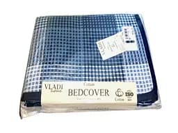 Покривало бавовняне Vladi 140х200 синьо-блакитний (1160001)