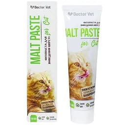 Паста для кошек Doctor Vet для выведения шерсти из желудка 100 мл