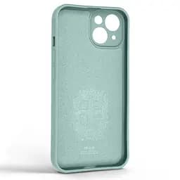 Силиконовый чехол для Apple iPhone 14, Icon Ring, зеленый, панель-накладка, с кольцом-подставкой на 360°, противоударный, возможность использования магнитных держателей, ArmorStandart (ARM68694) - мініатюра 2