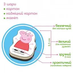 Набір магнітів Magdum Свинка Пеппа Друзі Пеппи (МЕ 5031-02) - мініатюра 3