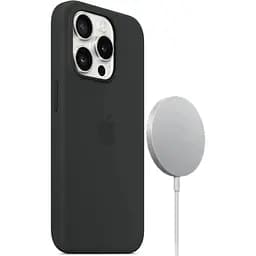 Оригінальний силіконовий чохол Apple Silicone Case MagSafe для iPhone 15 Pro Max (6.7") Midnight (MT1M3ZM/A)