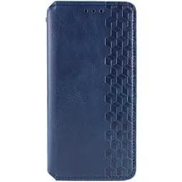 Кожаный чехол-книжка GETMAN Cubic (PU) для Xiaomi Redmi A5 / Poco C71 Синий