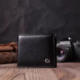 Відмінний затиск із натуральної шкіри ST Leather 22475 чорний - мініатюра 6