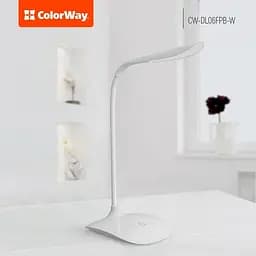 Настільна лампа LED ColorWay White (CW-DL06FPB-W) - мініатюра 10