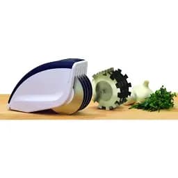 Ніж для нарізання Rolling Mincer 3в1 Black White (do027) - мініатюра 4