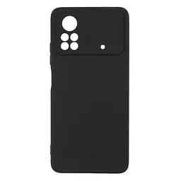 Чехол-накладка для смартфона Xiaomi Poco X4 Pro 5G противоударный, силиконовый, термополиуретановый (ТПУ), с защитой камеры и корпуса, черный, защита всего корпуса, ArmorStandart (ARM61586)