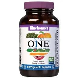 Мультивітаміни для чоловіків Bluebonnet Nutrition Men's One 60 вегетаріанських капсул