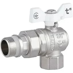 Кран шаровой Thermo Alliance "Американка" Forte 3/4"ВЗ угловой, антипротекание, бабочка SF223W20