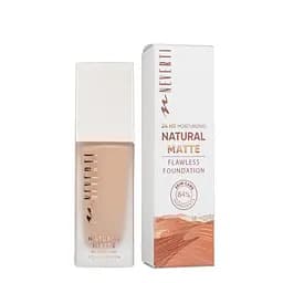 Тональна основа матуюча зволожувальна Neverti Natural Matte (NP302), 005 Vanilla Бронзовий