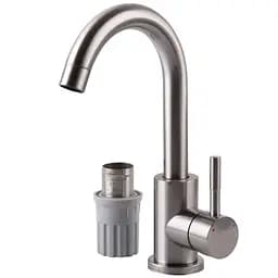 Смеситель для кухни EcoMix AISI-101S-WH Нержавеющая сталь