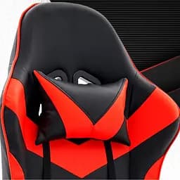 Крісло геймерське PLAYER з підставкою для ніг Red/Black - мініатюра 4