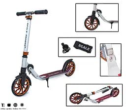 Самокат Scale Sports 88х38х86-96 см Білий 000231437 - мініатюра 3