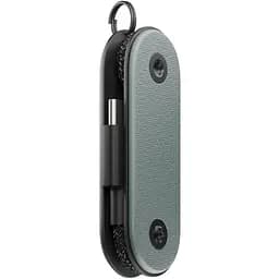Кабель Native Union Pocket Cable USB-C to USB-C Slate Green 0.17 м (POCK-C-GRN-NP) - мініатюра 2