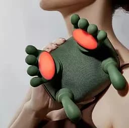 Масажер для шиї з ручками Shoulder and Neck Massager FZ-831 Зелений, електричний масажер для всього тіла - мініатюра 10