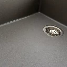 Кухонна мийка Platinum 8650 DIAMOND матова сірий мусон (SP000039172) - мініатюра 3