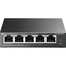 Коммутатор TL-SG105MPE 5xGE (4xPoE), 120Вт, WebSmart TP-Link teh0018181