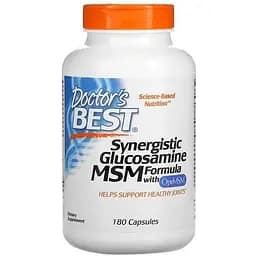 Препарат для суглобів і зв'язок Doctor's Best Synergistic Glucosamine MSM Formula, 180 капсул