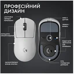 Миша Logitech G Pro X Superlight 2 Lightspeed White (910-006638) - мініатюра 3