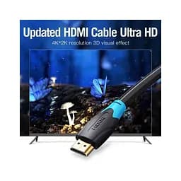 Кабель мультимедійний HDMI M to HDMI M 30.0m black Vention (AACBT) - мініатюра 3