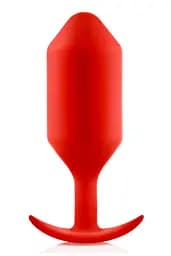 Анальная пробка B-Vibe Snug Plug 6, 16 см (красный)