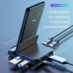 Док-станція Baseus Mate Docking Type-C Intelligent HUB (CAHUB-AT01) - мініатюра 5