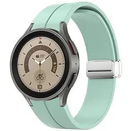 Ремешок для Samsung Galaxy Watch 5 Pro 45mm - бирюзовый ширина крепления 20мм силикон Watchbands Cls (W14-4WB61253118)