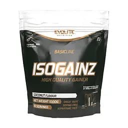 Гейнер Evolite Nutrition IsoGainz, 1 кг - Кокос