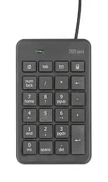 Клавіатура мембрана Xalas USB-A Numeric Keypad 23Key, USB-A, чорний Trust teh0013889