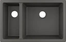 Кухонна мийка Hansgrohe S510-U635 під стільницю 180/450 Stonegrey 43433290, Сірий