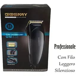 Професійна акумуляторна машинка Pro Gemei GM-838 3 W бездротова для стрижки волосся з насадками - мініатюра 3