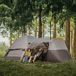 Намет шестимісний для кемпінгу Naturehike, KOTA 6 (CNK2450WS031) світло-коричневий - мініатюра 8