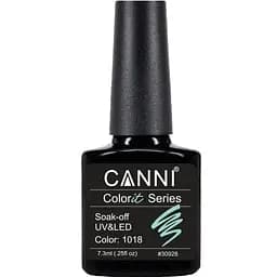 Гель-лак Canni Colorit 1018 ніжно-бірюзовий 7.3 мл