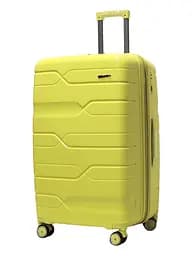 Валіза велика L поліпропілен Milano bag 0306 76×49×31см 82л Жовта - мініатюра 2