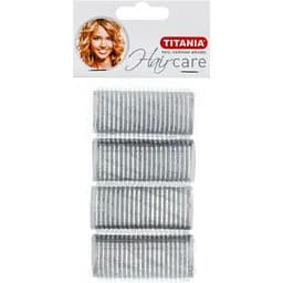 Бігуді-затискачі Titania 25 мм сірі 4 шт. (8086/25)