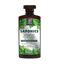 Шампунь для волосся з кропивою та мильнянкою Saponics Farmona 330 мл