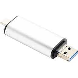 Концентратор XoKo AC-440 Type-C USB 3.0 and MicroUSB/SD Card Reader (XK-AС-440) - мініатюра 3
