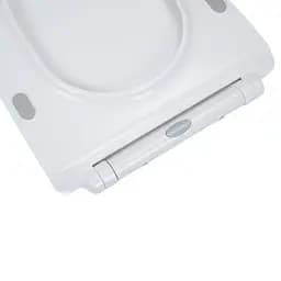 Унітаз-компакт Qtap Presto безобідковий з сідінням Soft-close QT24221217AW, Білий - мініатюра 9