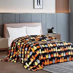 Плед Love You Кошки флисовые 200x220 см (8276)