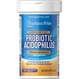 Пробіотики Puritan's Pride Probiotic Acidophilus 100 капсул