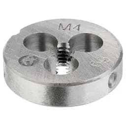 Плашка ручная круглая метрическая Intertool M4 х 0.7