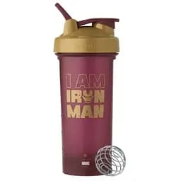 Шейкер спортивний (пляшка) BlenderBottle Classic Loop PRO 28oz/820ml Marvel Iron Man (600561) (Loop_PRO_28oz_Iron_Man)