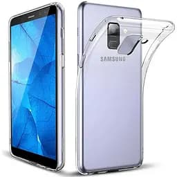 TPU чохол Epic Transparent 1,5mm для Samsung A530 Galaxy A8 (2018) Безбарвний (прозорий)