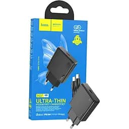 Мережевий зарядний пристрій Hoco N37 PD20W + кабель Type-C