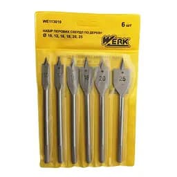 Набір перових свердл Werk по дереву 6 шт. (63685)