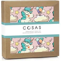 Наматрасник непромокаемый Cosas Rose Unicorn 70х120 см розовый (WaterSheet_UnicornRose_120)
