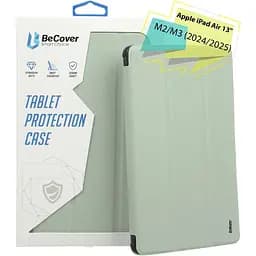Чохол-книжка BeCover Tri Fold Soft TPU Silicone для Apple iPad Air 13" M2/M3 2024/2025 Light Green (711742) - мініатюра 6
